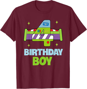 4th Birthday Boy Toy Lover Funny 4 Year Old Story Bday Party T-Shirt - T-Shirt | Maroon