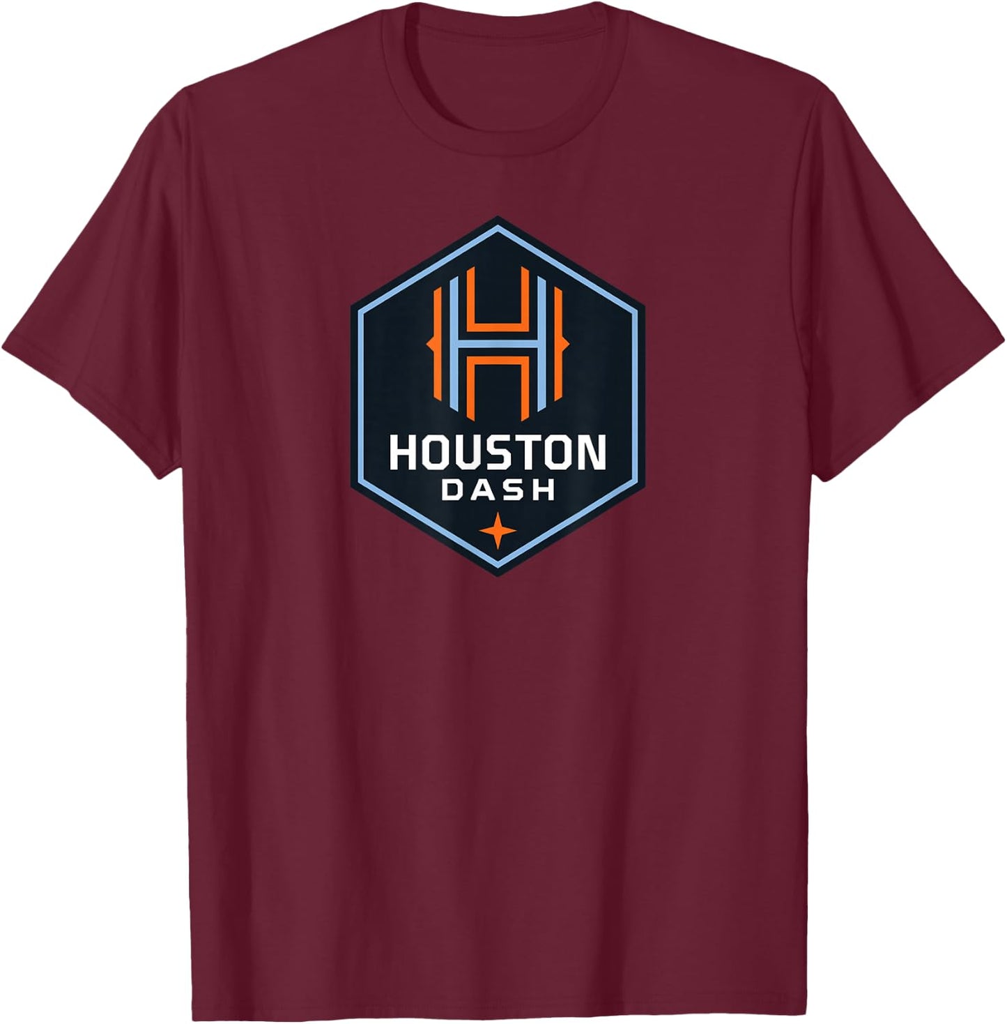 NWSL Houston Dash T-Shirt - T-Shirt | Maroon
