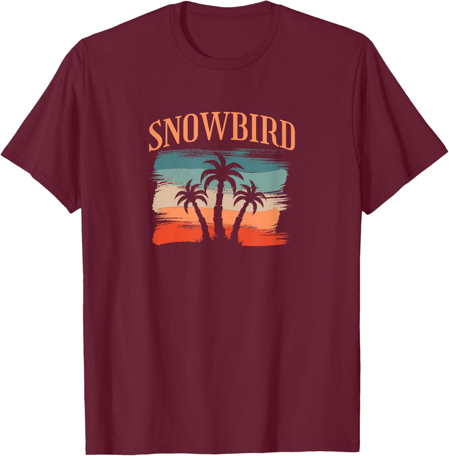 Snowbird -Adults and Kids Vacation Blue Small Classic Fit Short Sleeve T-Shirt - T-Shirt | Maroon