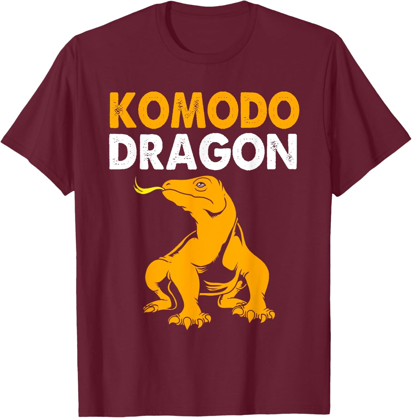 Komodo Dragon Boys T-Shirt - T-Shirt | Maroon