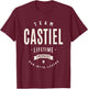 Team Castiel Lifetime Member Funny Name Castiel T-Shirt - T-Shirt | Maroon