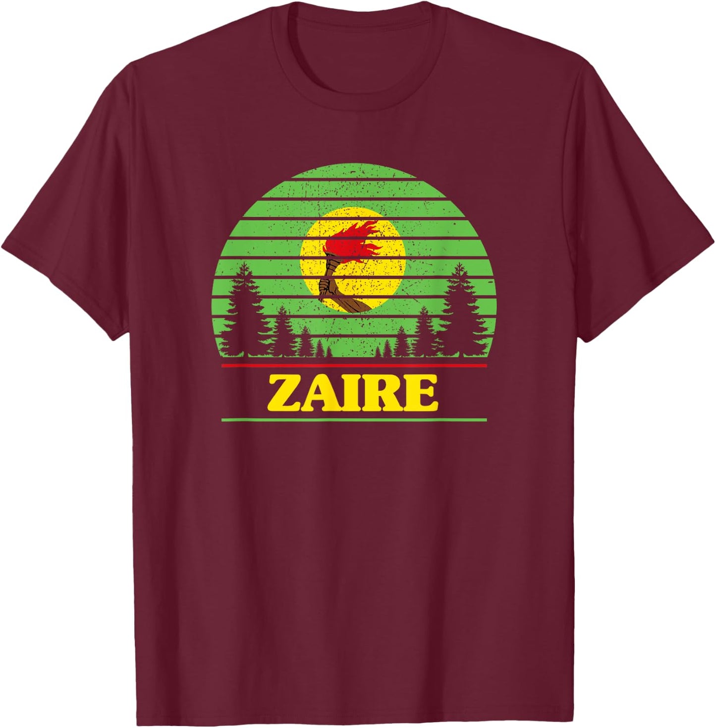 Zaire T-Shirt - T-Shirt | Maroon