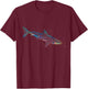 Whale Shark T-Shirt - T-Shirt | Maroon