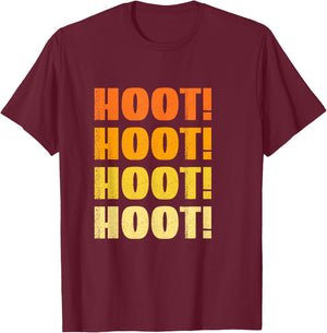 What A Hoot, I'm A Hoot, Hooting Owl T-Shirt - T-Shirt | Maroon