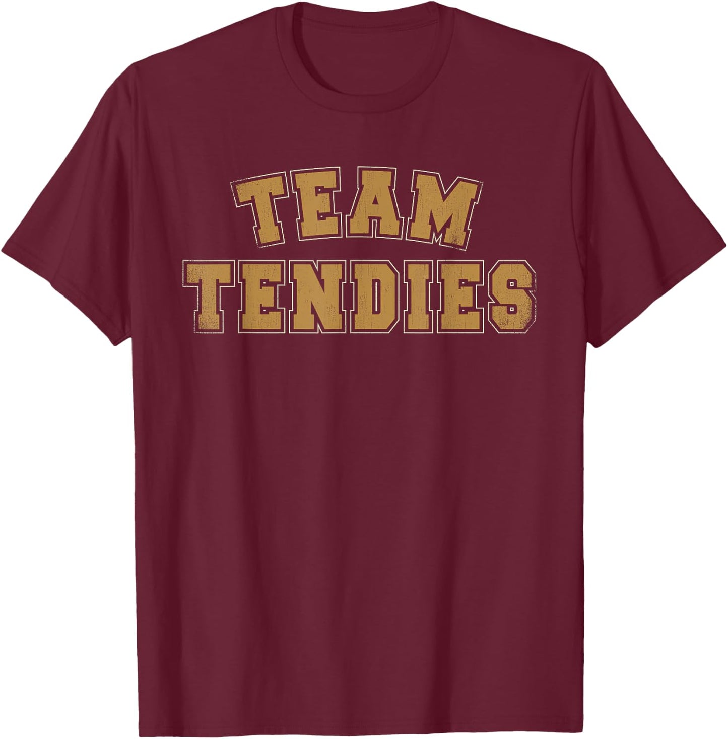 Team Tendies Chicken Tenders and Chickie Nuggie Lovers T-Shirt - T-Shirt | Maroon