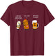 Best Fall Drink Pumpkin Spice Apple Cider Oktoberfest Beer T-Shirt - T-Shirt | Maroon