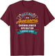 Funny Snowblower Operator Shirt Awesome Job Occupation T-Shirt - T-Shirt | Maroon