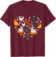 Chickens Heart Love Chicken Lady Women Men Kids Farmer Gift Small T-Shirt - T-Shirt | Maroon