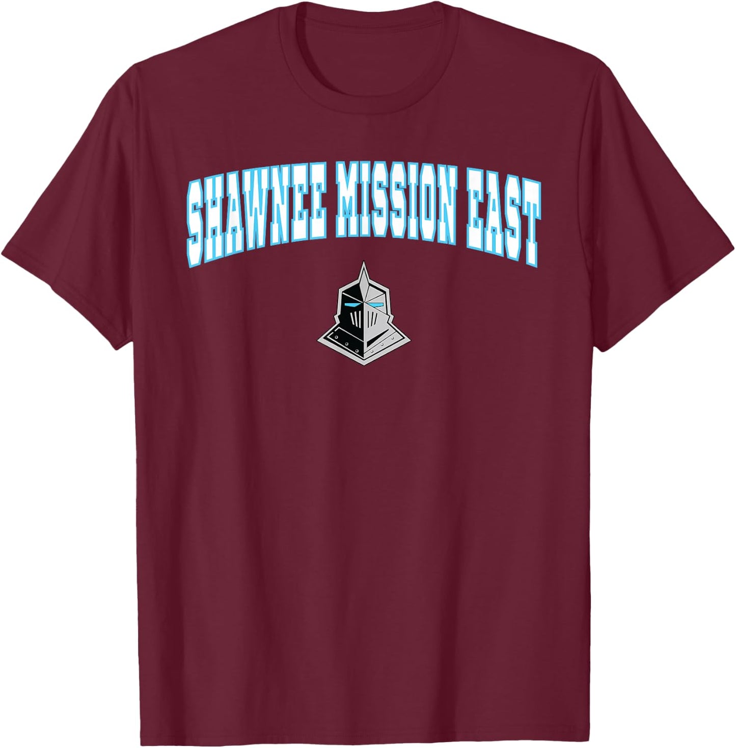 Shawnee Mission East High School Lancers T-Shirt - T-Shirt | Maroon