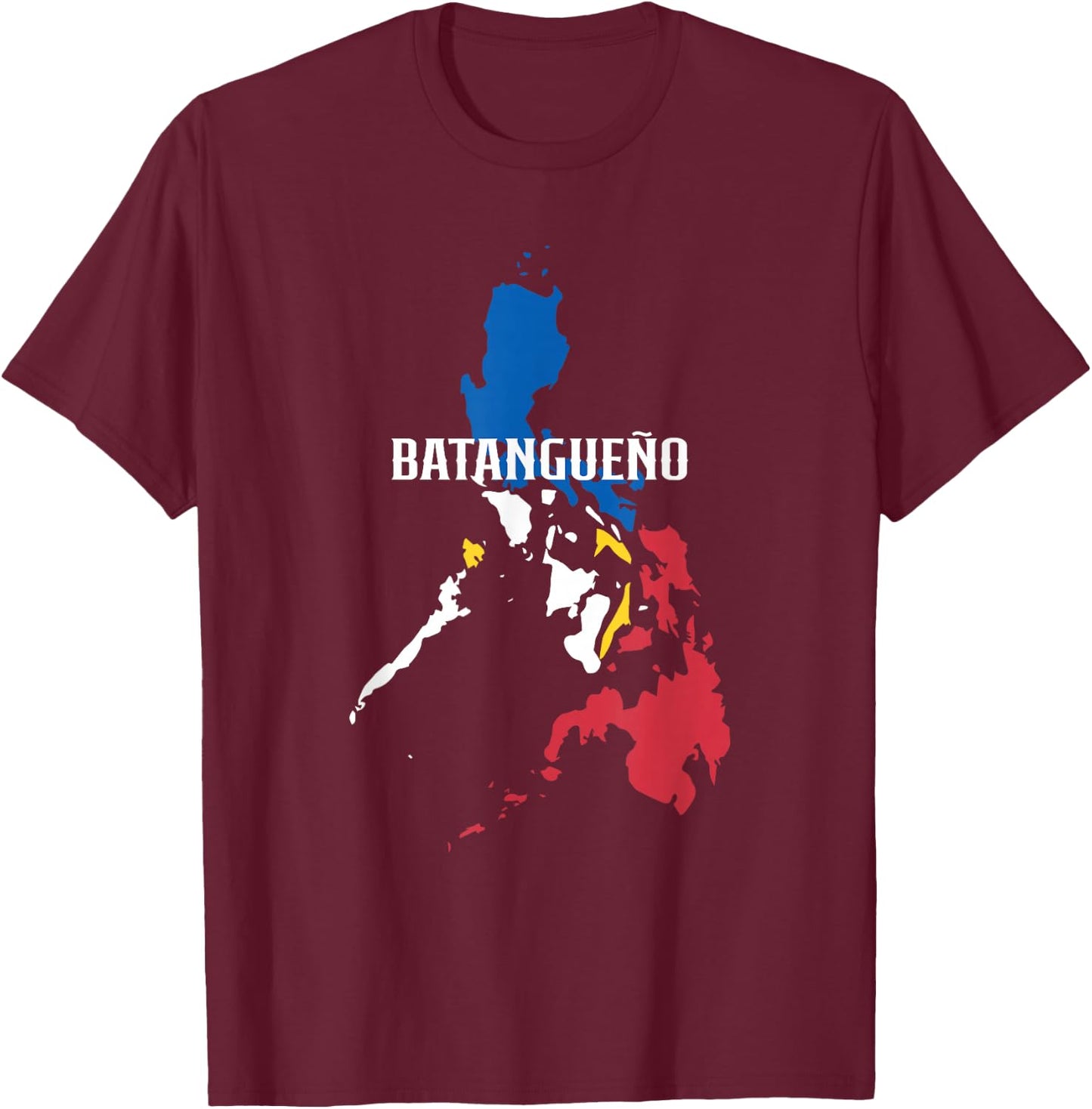 Batangueno Design for Batangas Filipinos T-Shirt - T-Shirt | Maroon