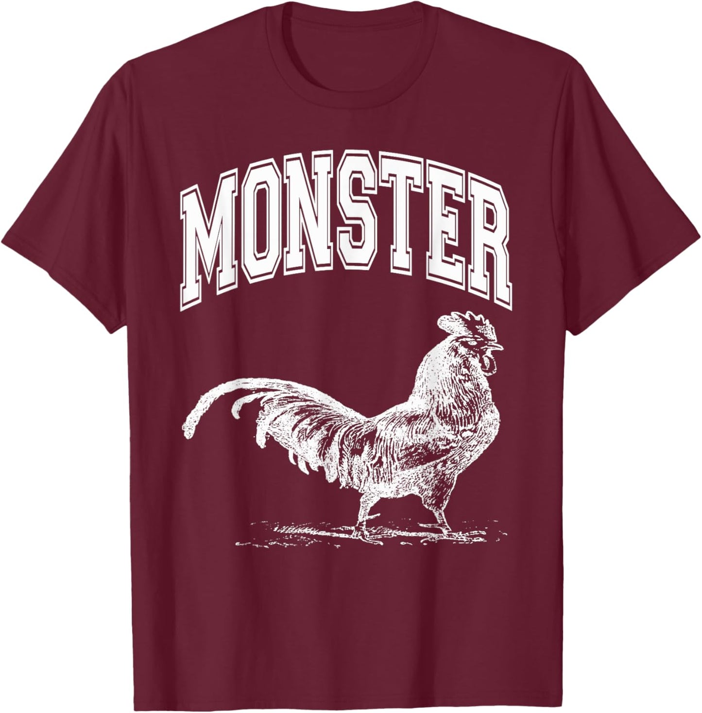 Monster Cock Funny Big Dick Energy T-Shirt - T-Shirt | Maroon