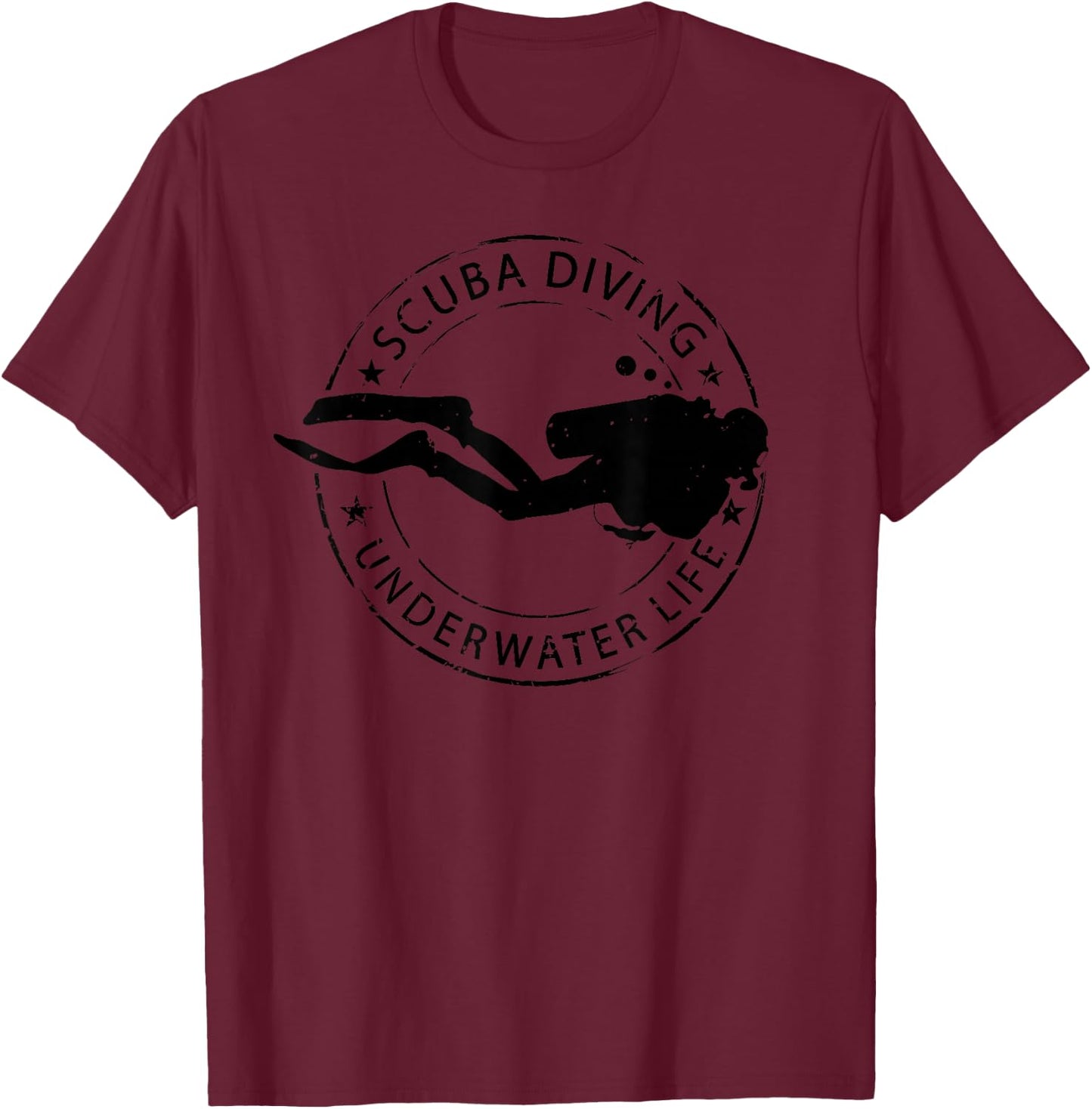 Scuba Diving Gear Scuba Diving Diver Equipment Dive T-Shirt - T-Shirt | Maroon