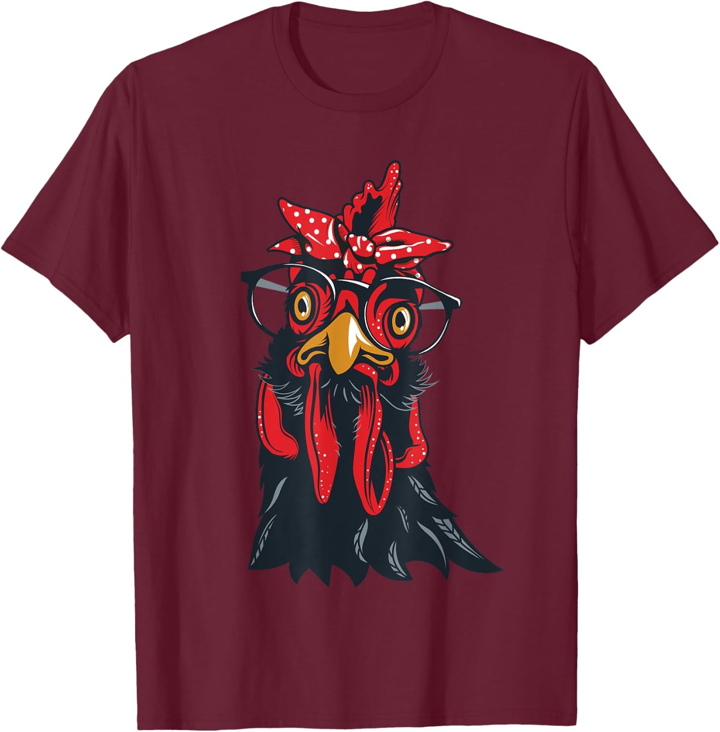 Chicken Lover Shirt Women Girls Farmer Rancher Chicken T-Shirt - T-Shirt | Maroon