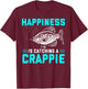 Crappie Fishing Shirt Freshwater Fish Fisherman Gift T-Shirt - T-Shirt | Maroon