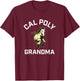 Cal Poly Mustangs Arched Grandma T-Shirt - T-Shirt | Maroon