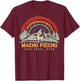 Machu Picchu Retro Llama - Cuzco Peru - Peru Inca Trail T-Shirt - T-Shirt | Maroon
