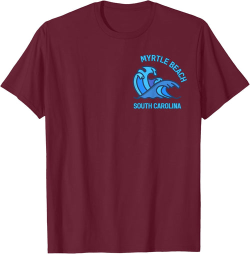 Graphic Myrtle Beach South Carolina Pocket Wave Souvenir