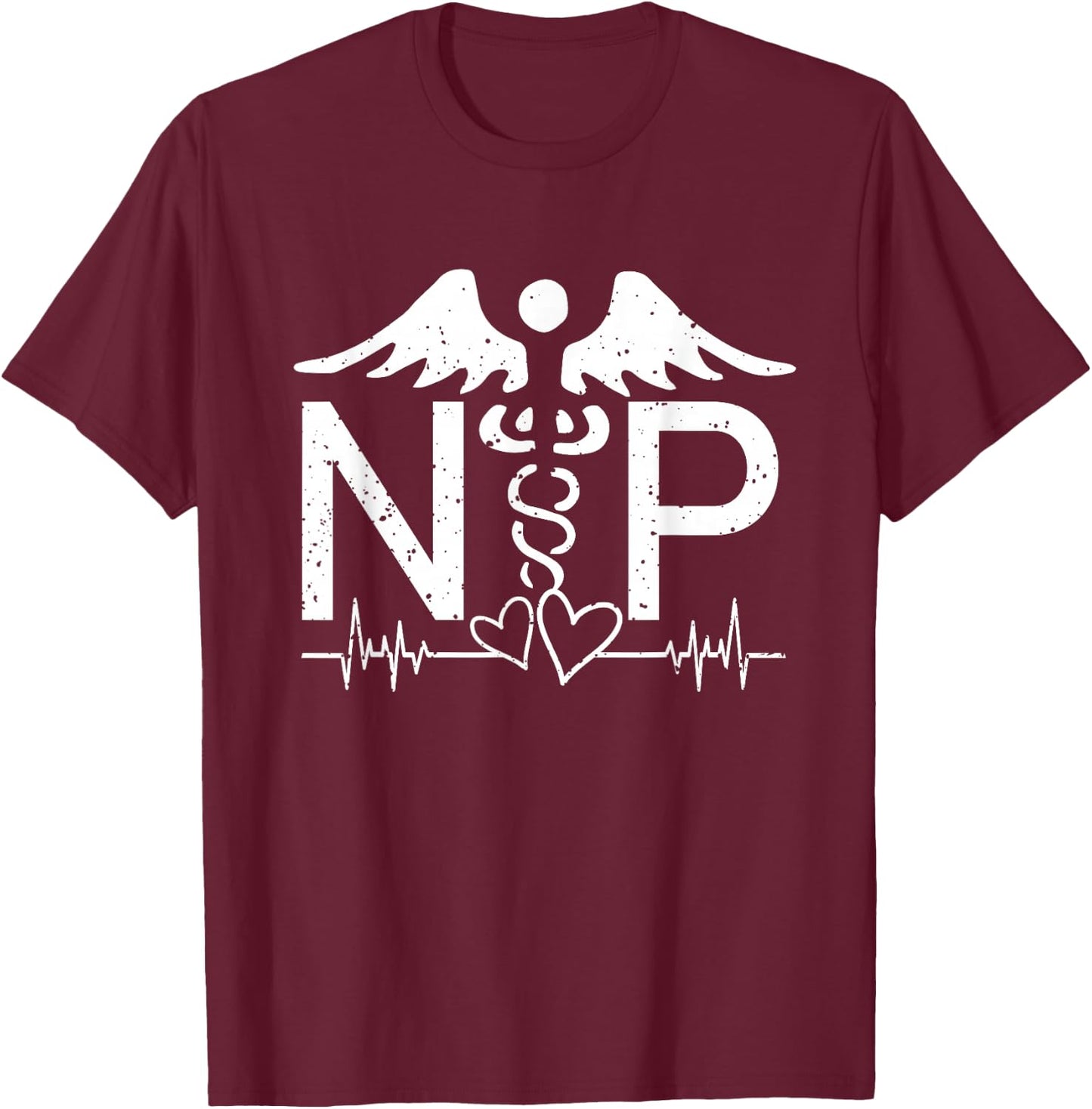 Nurse Practitioner - Medical Nurse Gift Nursing Outfit T-Shirt - T-Shirt | Maroon