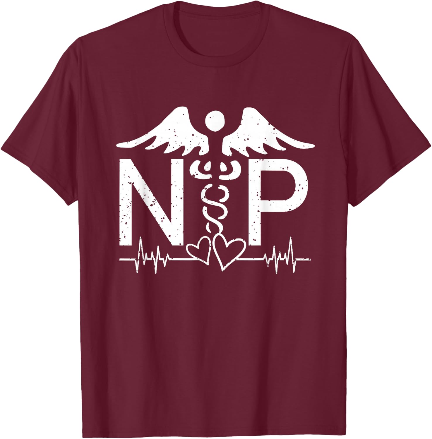 Nurse Practitioner - Medical Nurse Gift Nursing Outfit T-Shirt - T-Shirt | Maroon