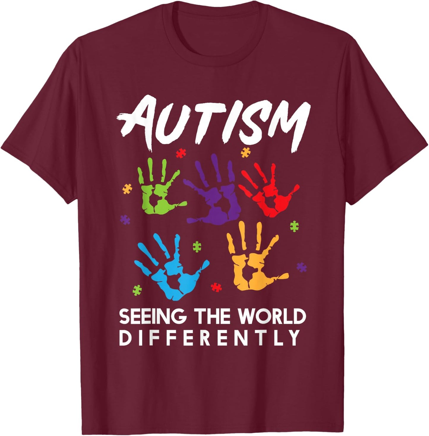 Autism Patience I Have Autism Gift Autistic T-Shirt - T-Shirt | Maroon