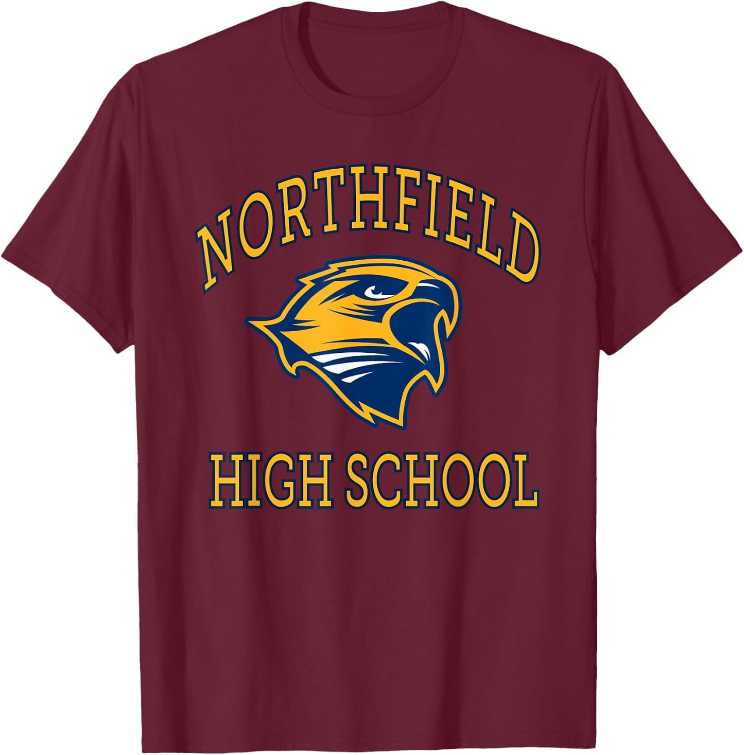 Northfield High School Nighthawks T-Shirt - T-Shirt | Maroon
