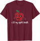 Hard Apple Cider Gift I Like My Apples Drunk Craft Brew Beer T-Shirt - T-Shirt | Maroon