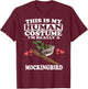 This Is My Human Costume I'm Really A Mockingbird Birds T-Shirt - T-Shirt | Maroon