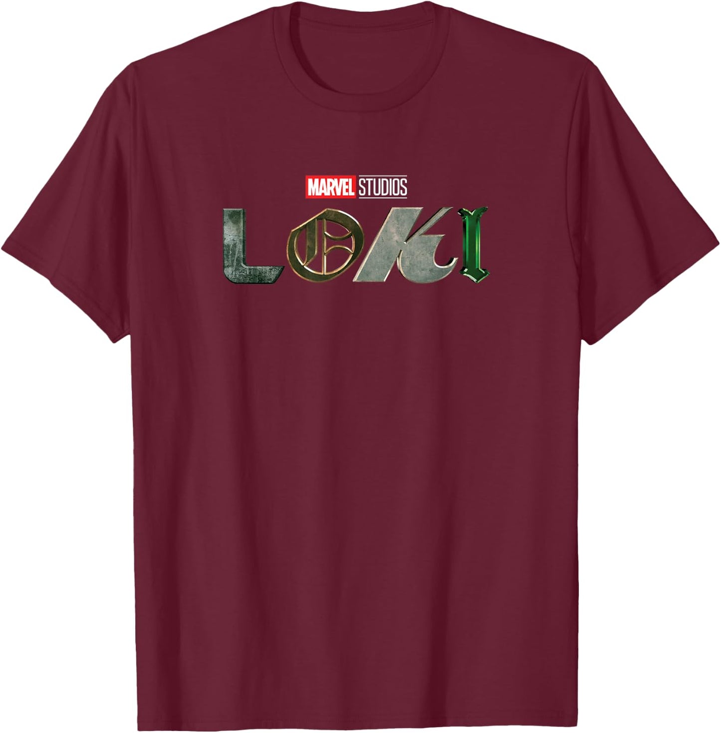 Marvel Loki Logo T-Shirt - T-Shirt | Maroon