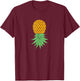 Upside Down Pineapple for Swingers T-Shirt - T-Shirt | Maroon