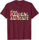Obgyn Medical Assistant Gynecology Nurse Groovy T-Shirt - T-Shirt | Maroon