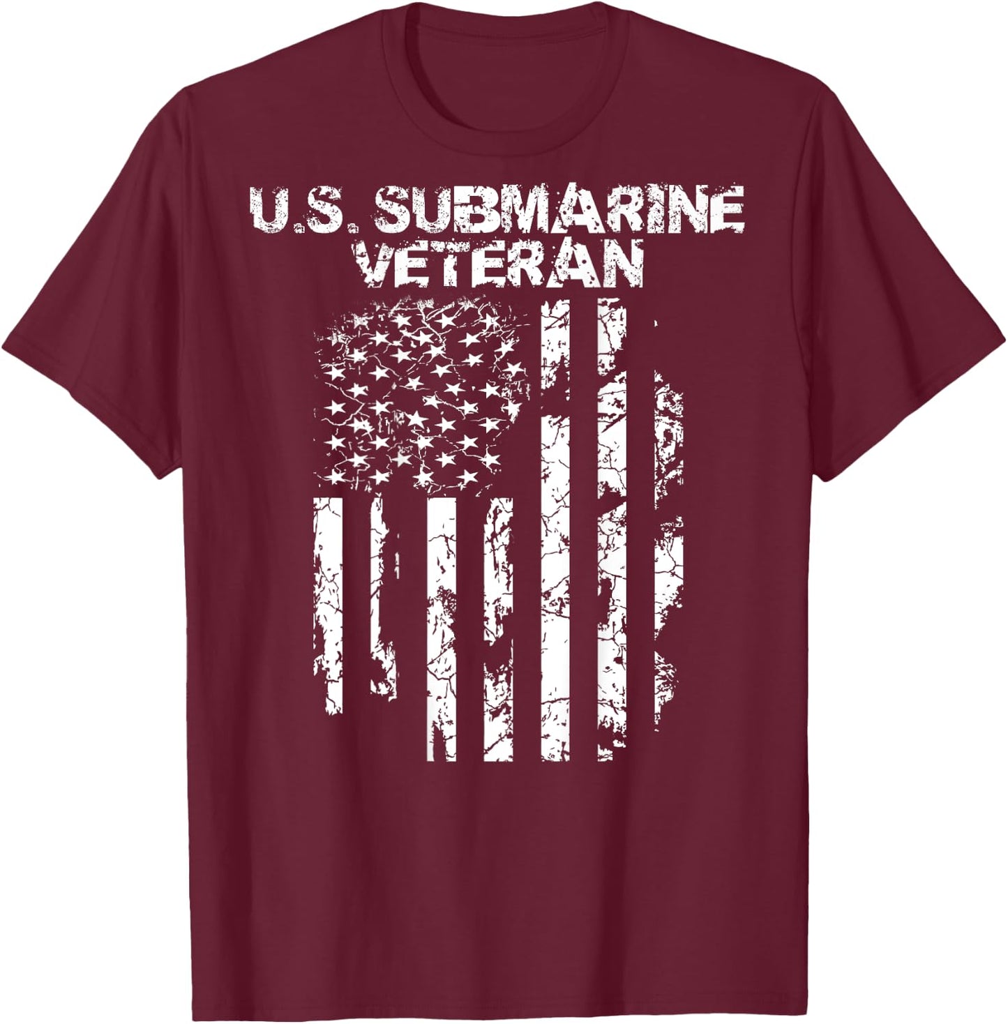 Submarine Veteran T-Shirt - T-Shirt | Maroon
