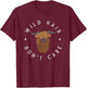 Wildes Haar ist mir egal Funny Scottish Highland Cow T-Shirt - T-Shirt | Maroon