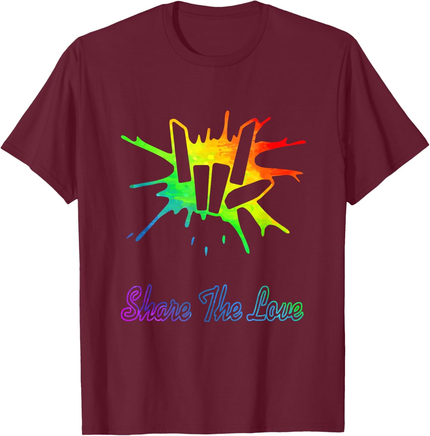 Share Love for Kids and Youth T-Shirt - T-Shirt | Maroon