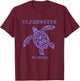 Clearwater Florida Sea Turtle Vacation Souvenir Boys Girls T-Shirt - T-Shirt | Maroon