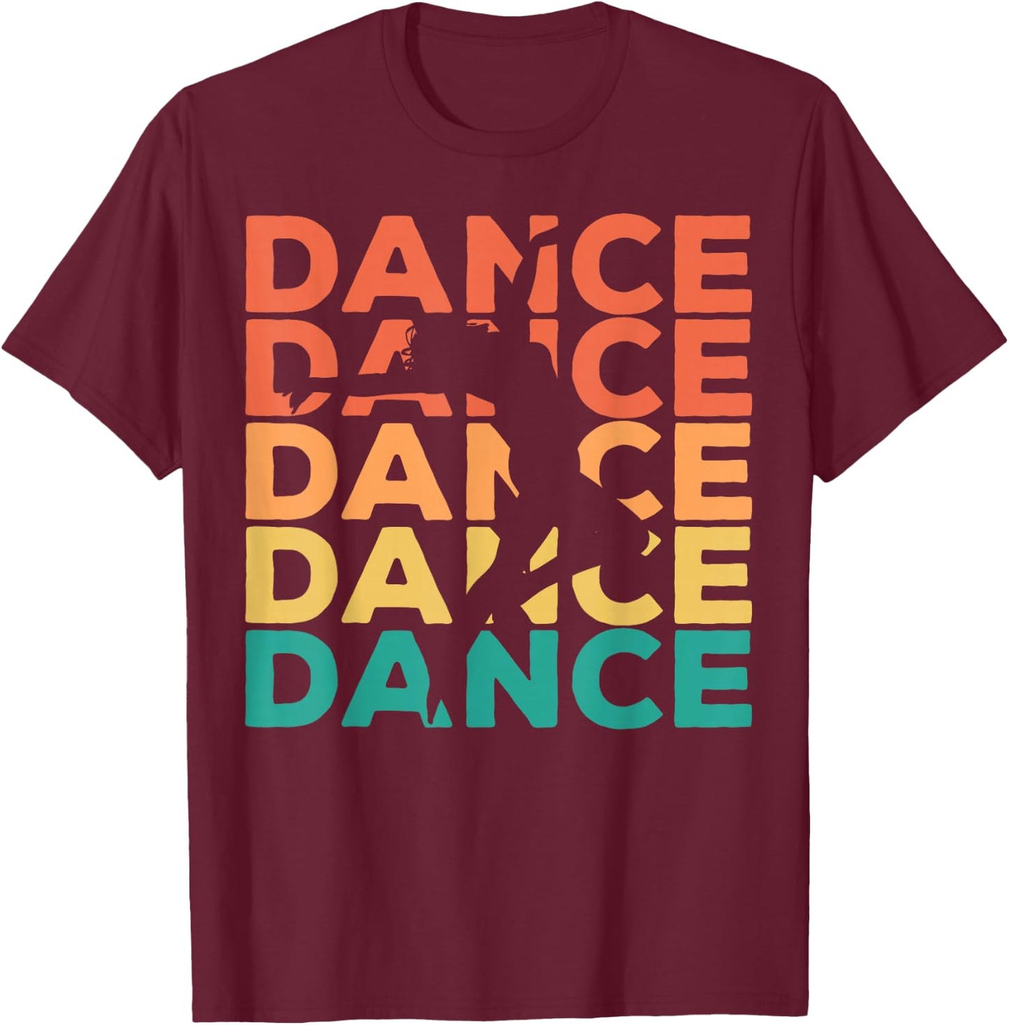 Retro Vintage Dancing Gift Dancers Small T-Shirt - T-Shirt | Maroon