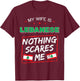 My Wife Is Lebanese Republic Lebanon Heritage Roots Flag T-Shirt - T-Shirt | Maroon