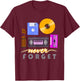 A Good Apparel Co. Never Forget Retro Vintage Cassette Tape Floppy Disk VHS CD -Adults T-Shirt - T-Shirt | Maroon
