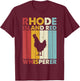 Chicken Dad Mom Whisperer - Farmer Vintage Rhode Island Red T-Shirt - T-Shirt | Maroon