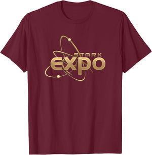 Marvel Stark Expo T-Shirt - T-Shirt | Maroon