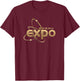 Marvel Stark Expo T-Shirt - T-Shirt | Maroon