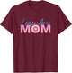Marvel Captain America Legendary Mom Small T-Shirt - T-Shirt | Maroon
