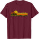 Apalachicola National Forest Retro T-Shirt - T-Shirt | Maroon
