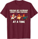 Crazy Chicken Funny Lady Gifts for Chicken Lovers T-Shirt - T-Shirt | Maroon