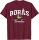 Boras Sweden / Sveridge T-Shirt - T-Shirt | Maroon