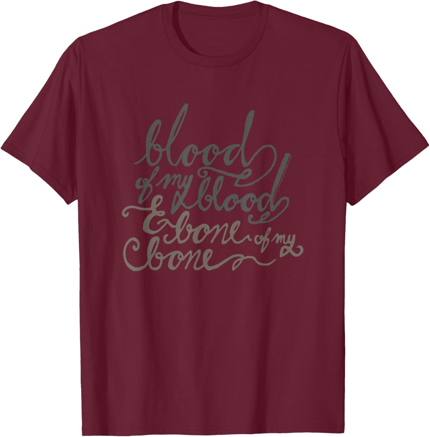 Outlander Blood of My Blood T-Shirt - T-Shirt | Maroon