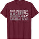 Correctional Officer Women Department Of Corrections T-Shirt - T-Shirt | Maroon
