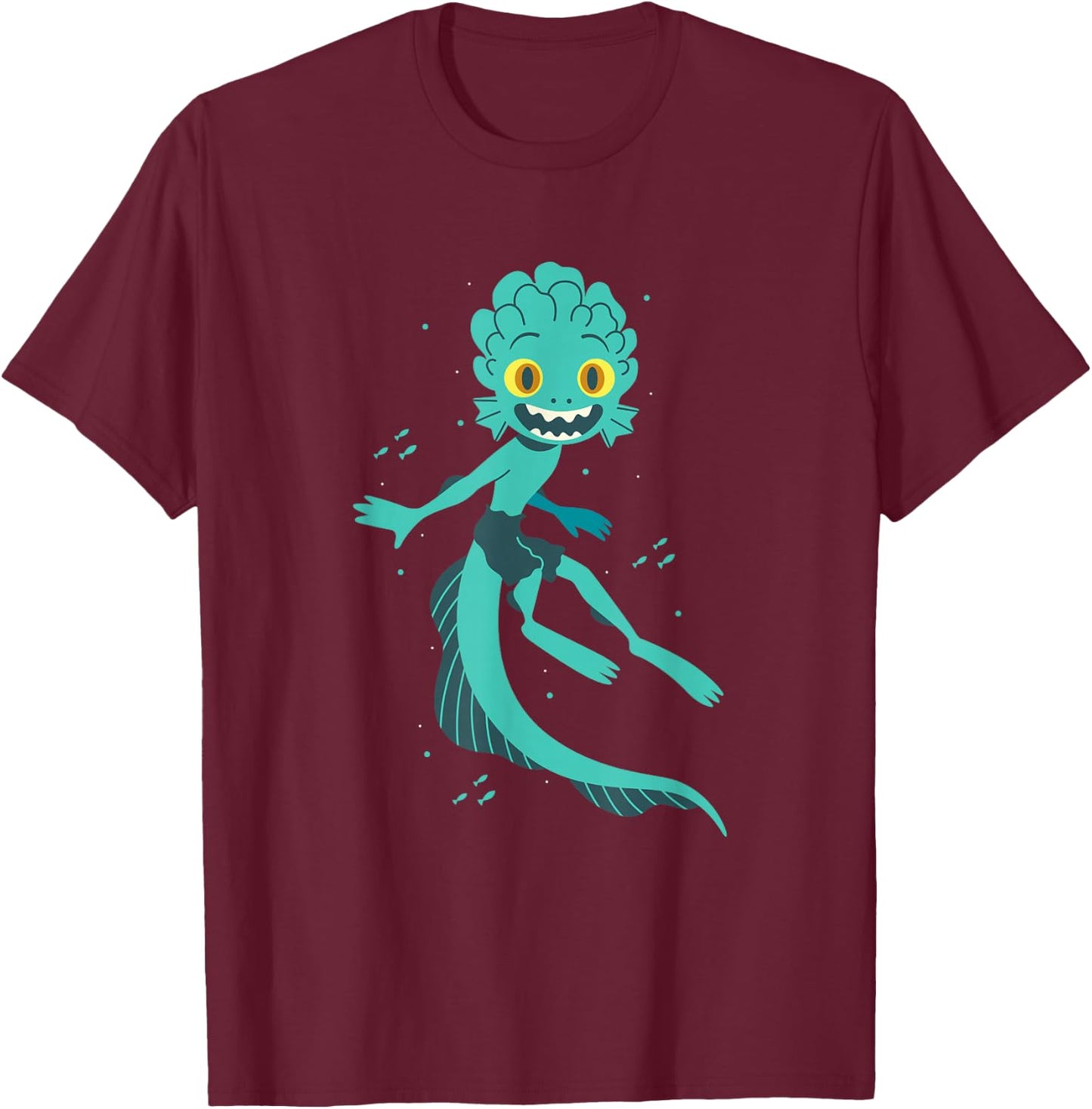 Disney Pixar Luca Portrait T-Shirt - T-Shirt | Maroon