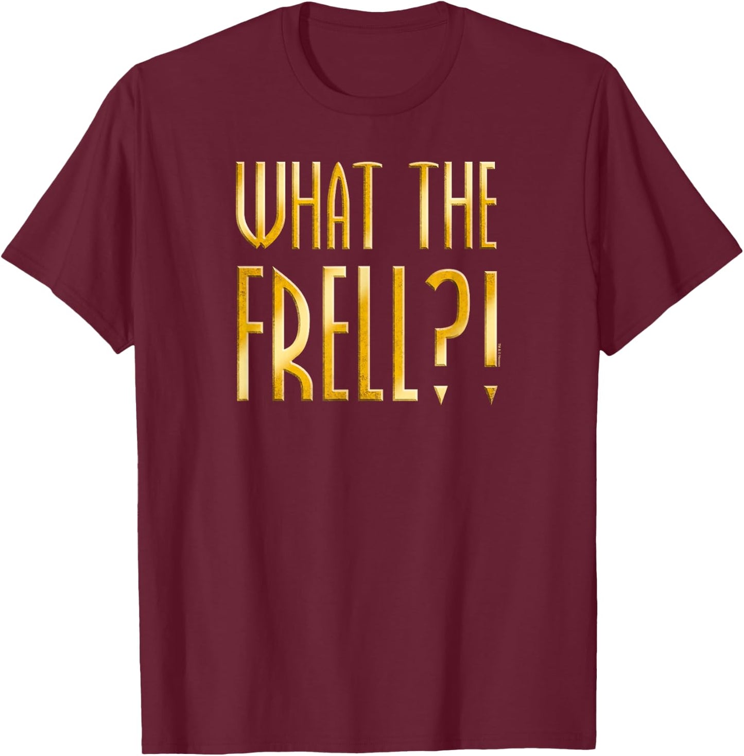 Farscape What The Frell T-Shirt - T-Shirt | Maroon