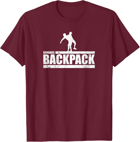The CT Challenge Bananas Backpack Small T-Shirt - T-Shirt | Maroon