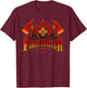Vintage Firefighter Badge, Fire Dept., Arizona Estd. 1991 T-Shirt - T-Shirt | Maroon